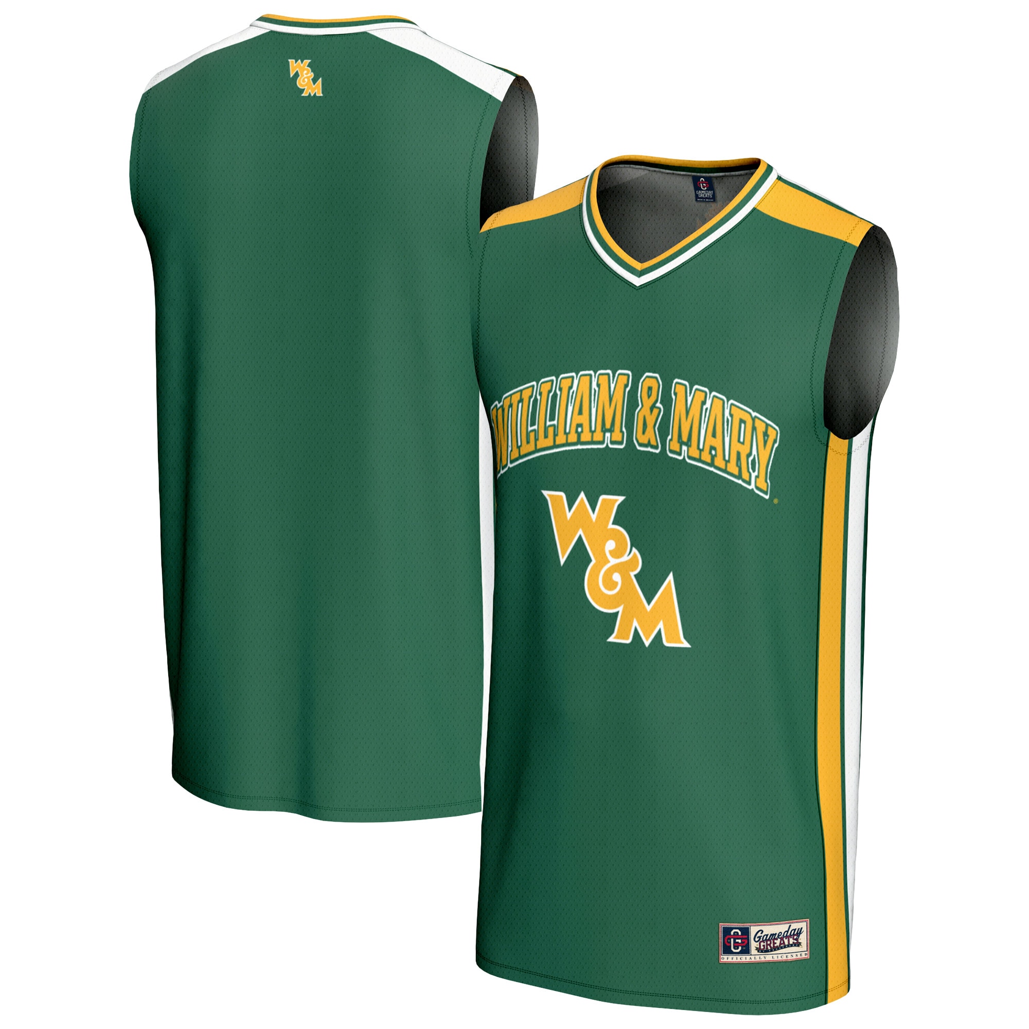 [NJP] William & Mary Tribe GameDay Greats Basketball Jersey - Green