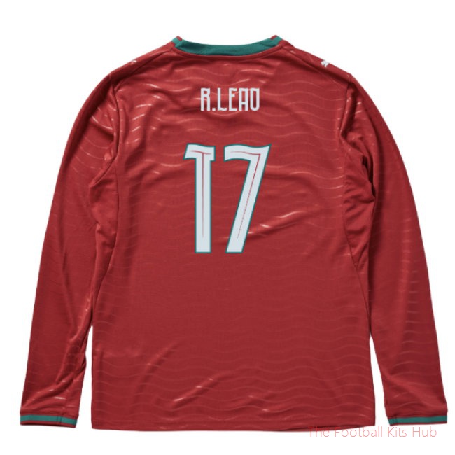 2026-2027 Portugal Long Sleeve Home Shirt (R.Leao 17)