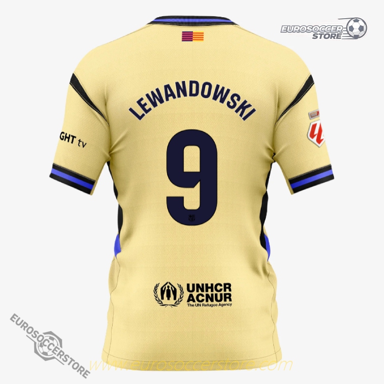 LEWANDOWSKI 9 Away Jersey for Barcelona 25-26 Season