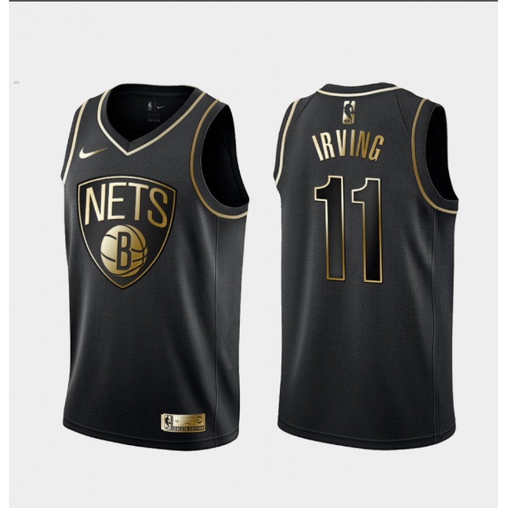 Performance Brooklyn Nets 11 Black Jersey Golden Edition - Must-Have Jersey