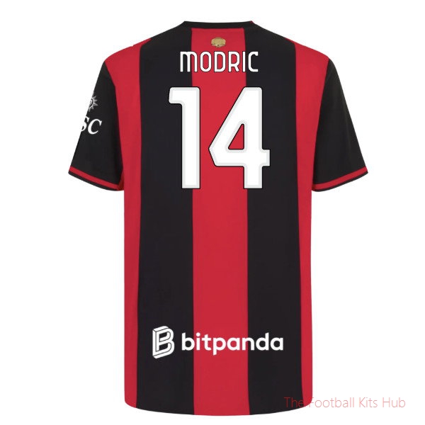 Breathable Replica AC Milan 2026-2027 Home Shirt (Modric 14)