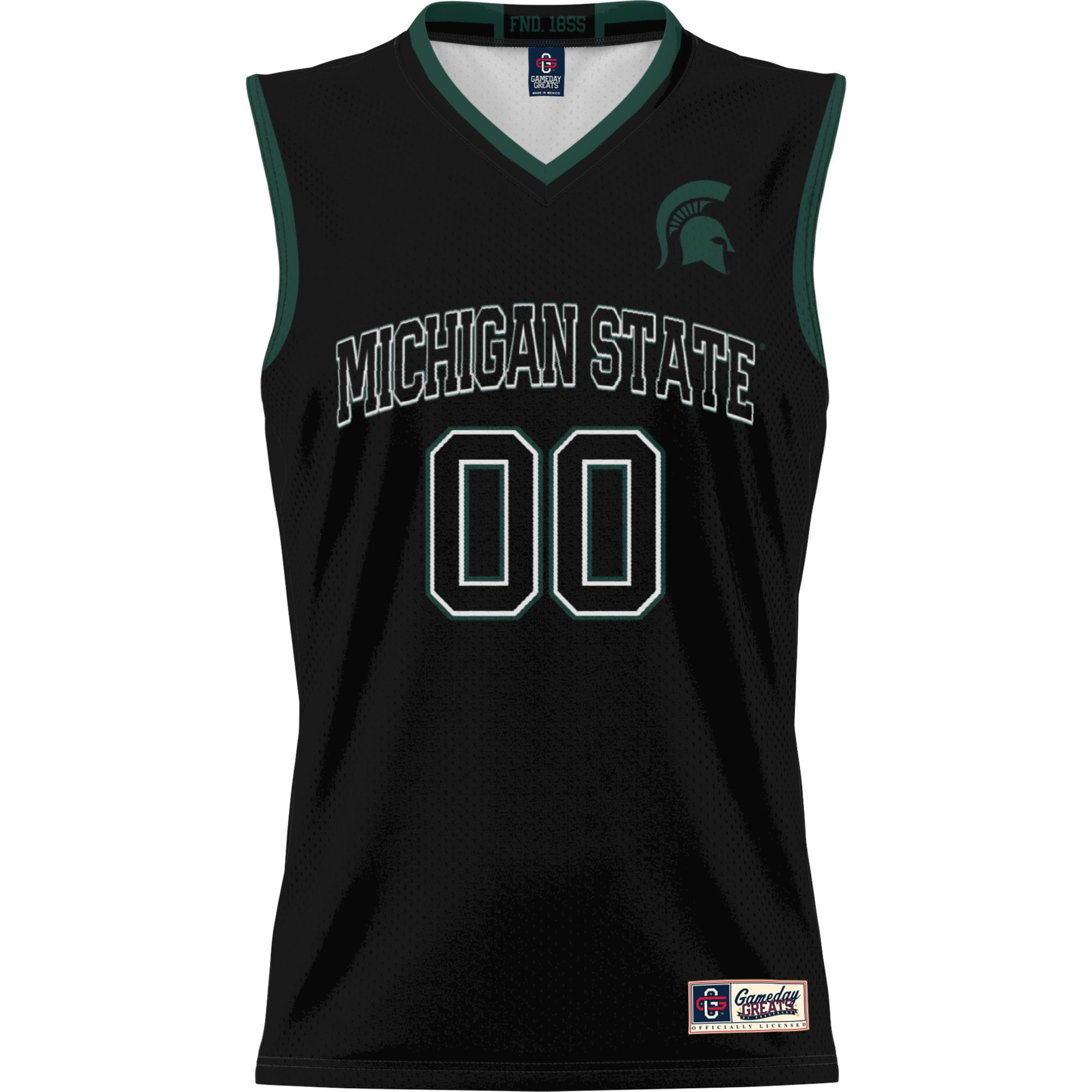 [NJP] Michigan State Spartans GameDay Greats Unisex Lightweight NIL Pick-A-Player Women's Basketball Jersey - Black