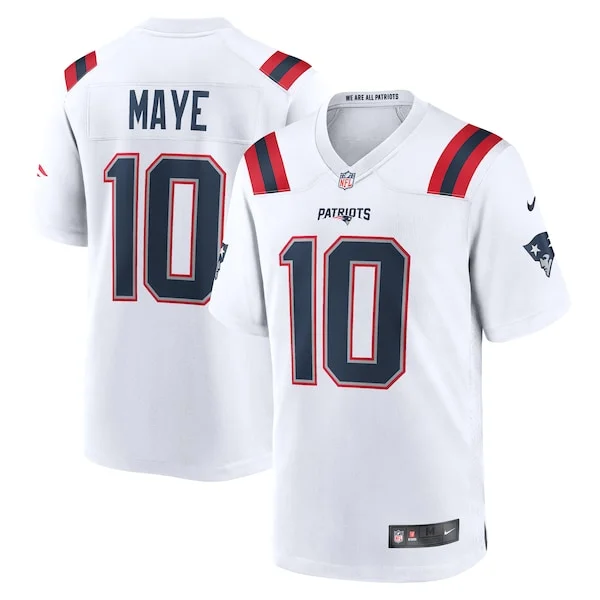Performance New England Patriots Game Jersey - Premium White NFL Fa...