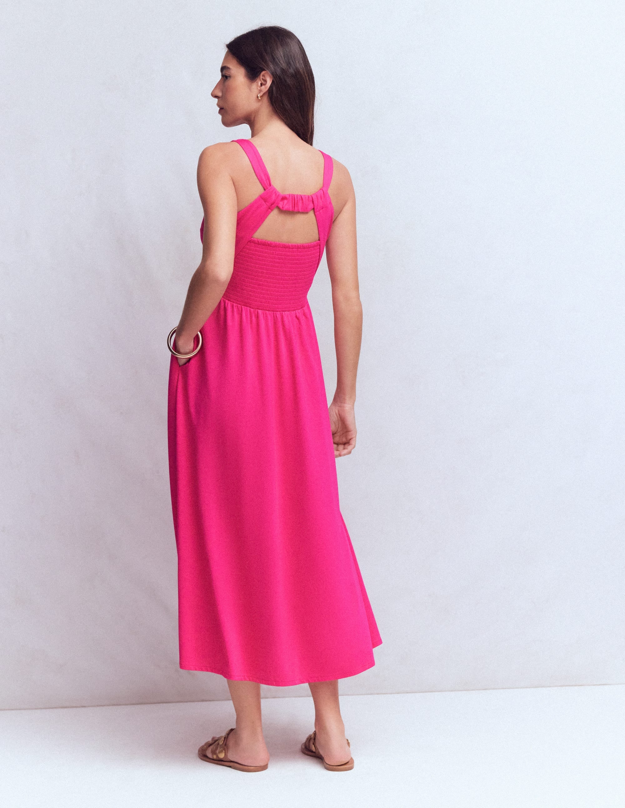 Saoirse Smocked Jersey Dress