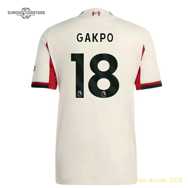 Modern Womens Liverpool Gakpo Jersey 2025-2026 Soft-touch