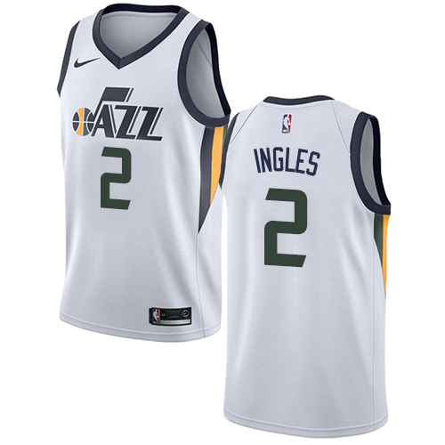 Authentic Jazz #2 Joe Ingles 2024 Icon NBA Swingman Jersey White -