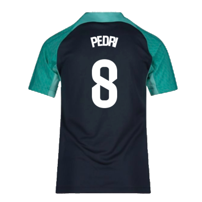 2023-2024 Fcb Training Shirt (thunder) - Kids (pedri 8)