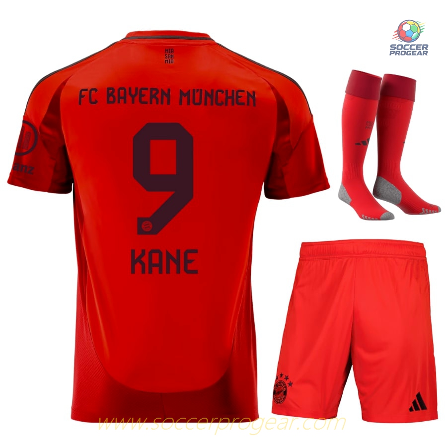 Bayern Munich Youthren's Home Soccer Football Shirt Soccer Football Shirt 2024-25 Edition Kane