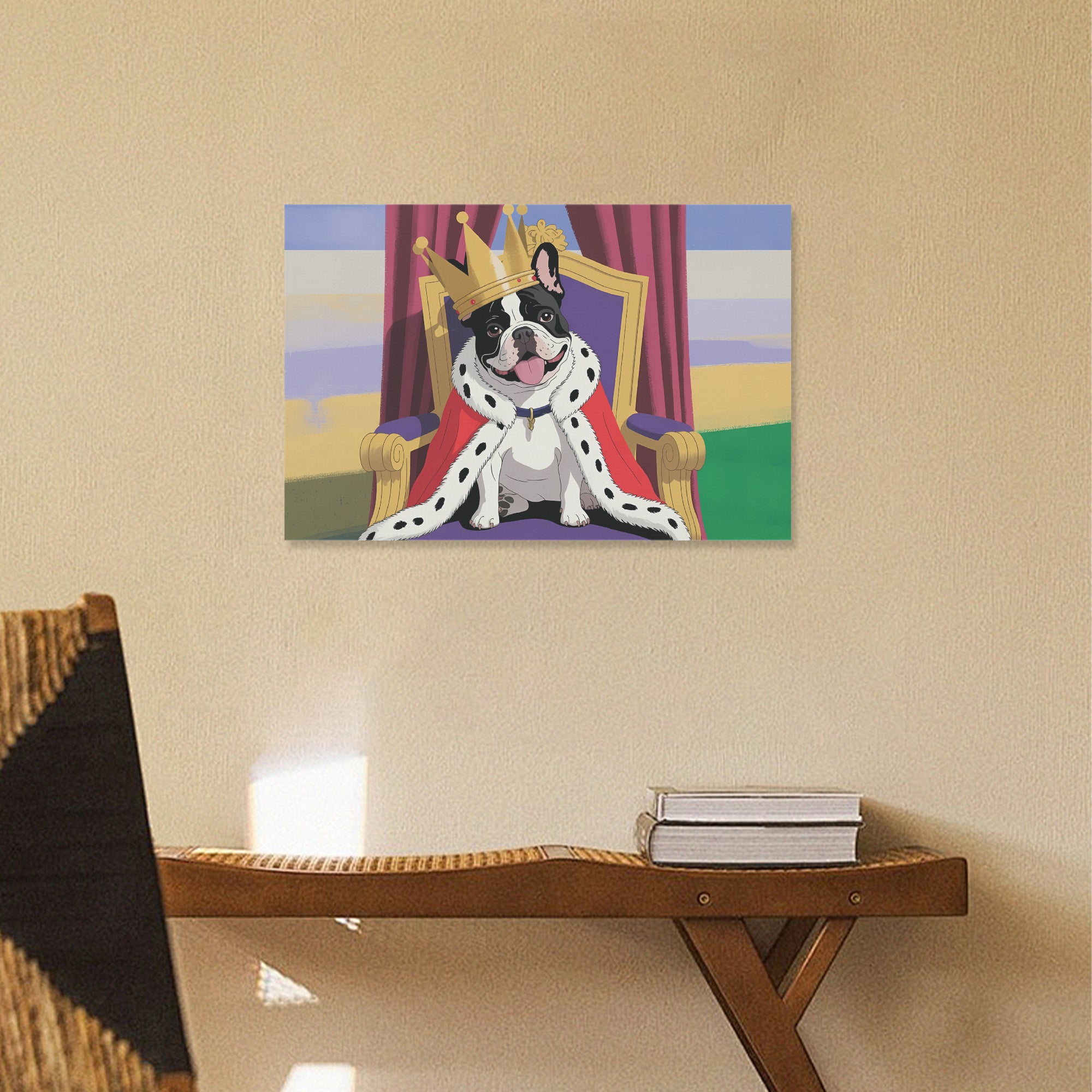 Lydia - Adorable Frenchie canvas Wall Art