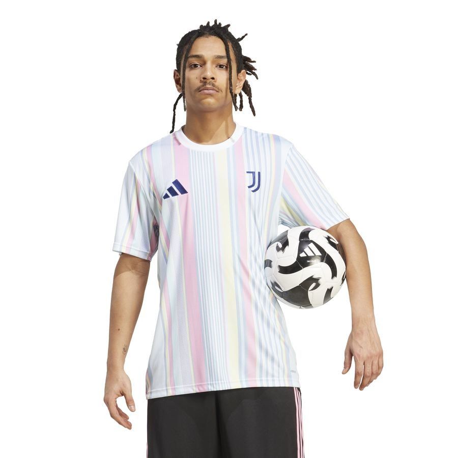 Juventus Training T Shirt Pre Match Pure White