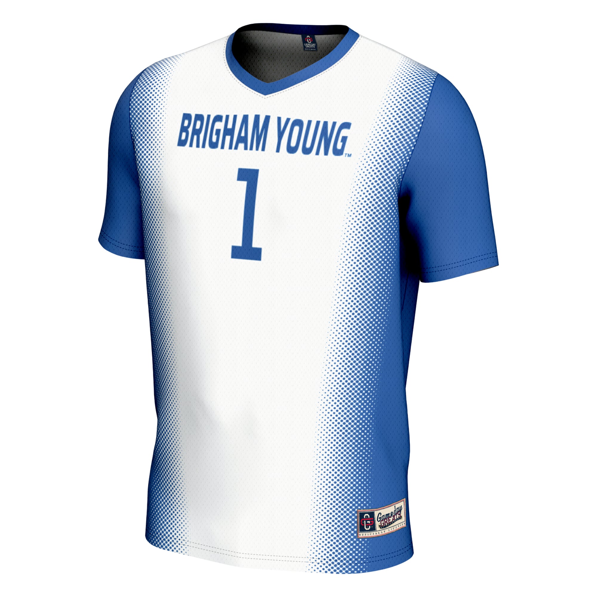 #1 BYU Cougars GameDay Greats Youth Lightweight Women's Soccer Jersey - White