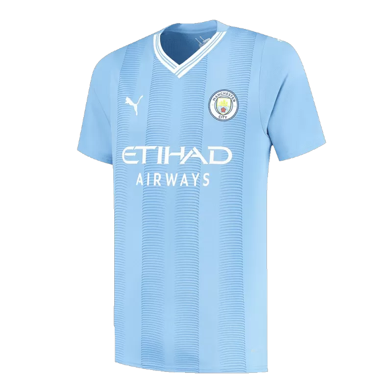 Manchester City's Japanese Tour STONES 5 Home Jersey for the 23-24 season