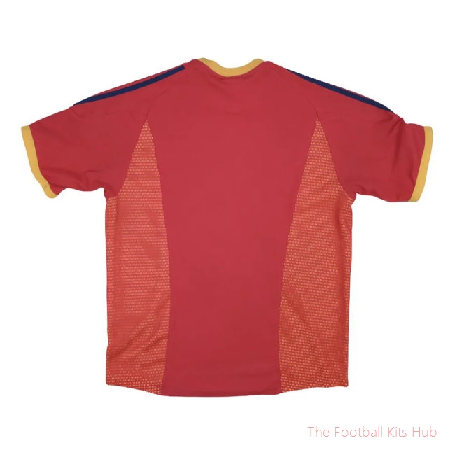 Spain 2002-04 Home Shirt ((Good) XL) (Your Name)