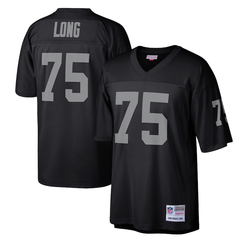 None Howie Long LV Raiders Energetic Durable Jersey Game Day Wear