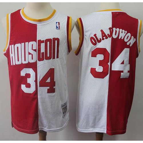 Houston Rockets Hakeem #34 Professional Grade Pro Jersey Modern Design