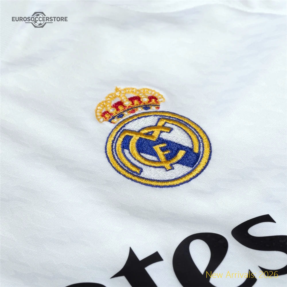 League Approved Iconic Design Kids Rma Team Home Premium Jersey 2023