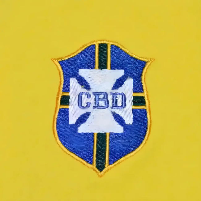 Brazil Football Team Sophisticated Home Match Shirt (Brazil 1970)