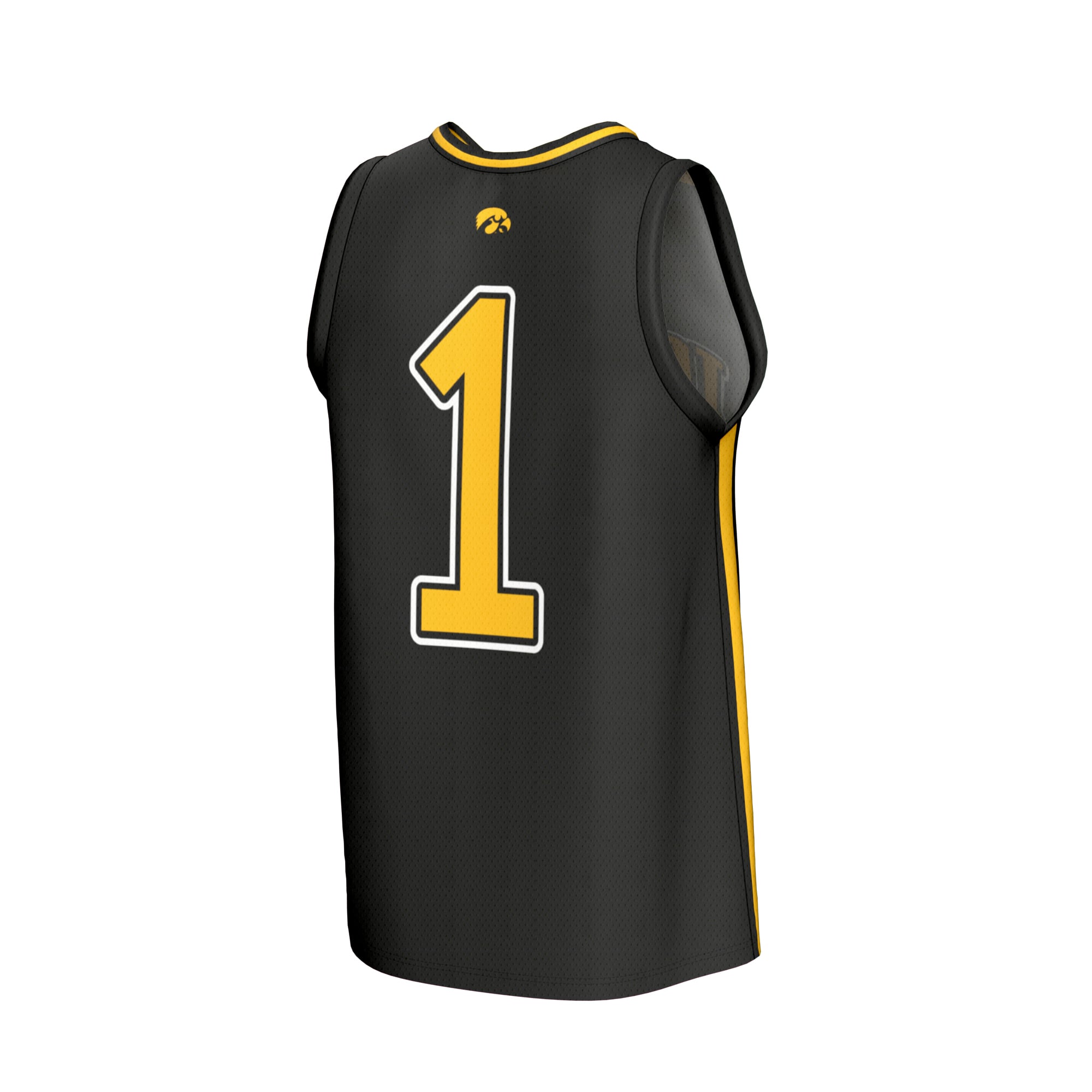 Iowa Hawkeyes GameDay Greats Unisex Lightweight Collegiate Basketball Fashion Jersey - Black