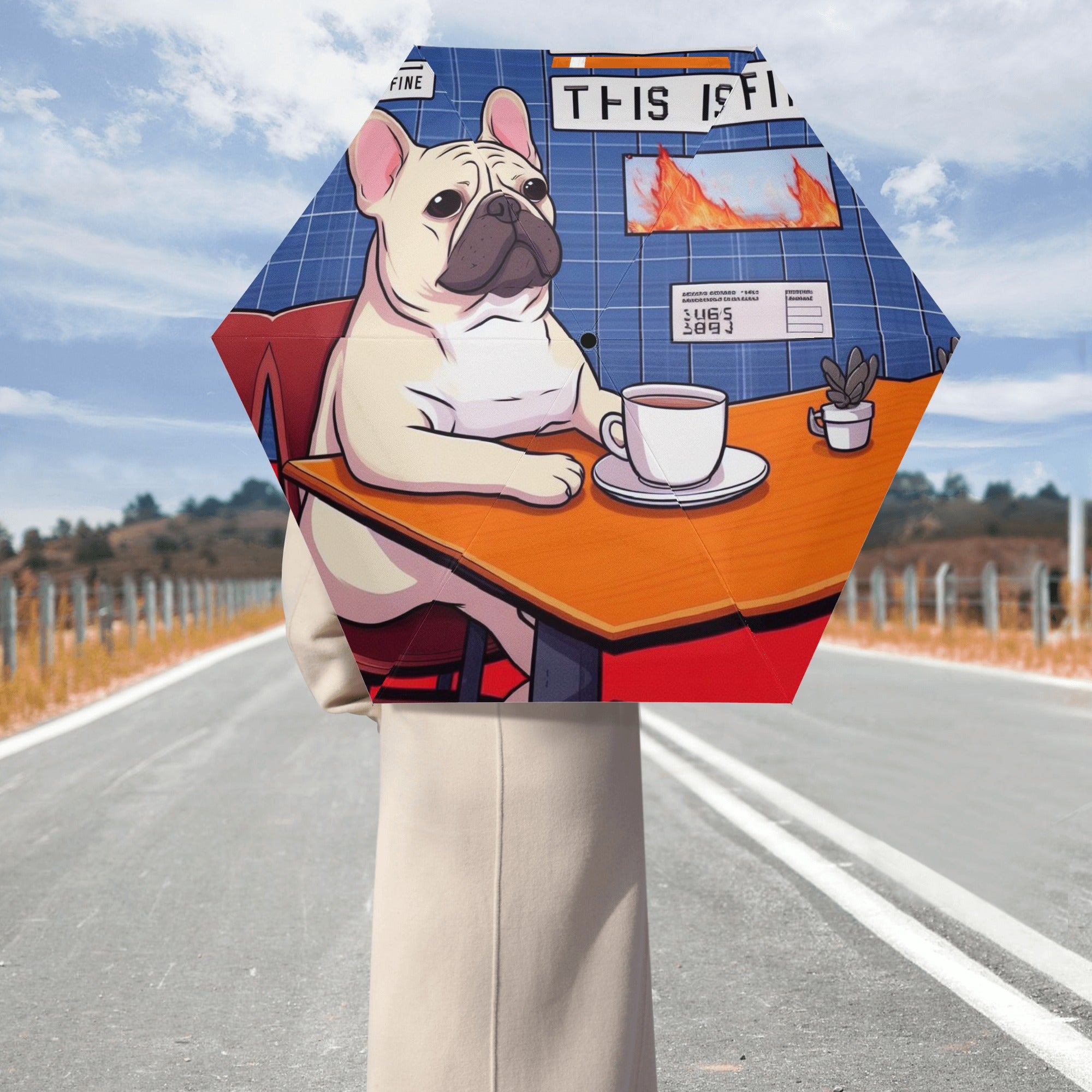 Minimal-Aesthetic Trendy Gracie - Umbrella for Pet Enthusiasts Durable