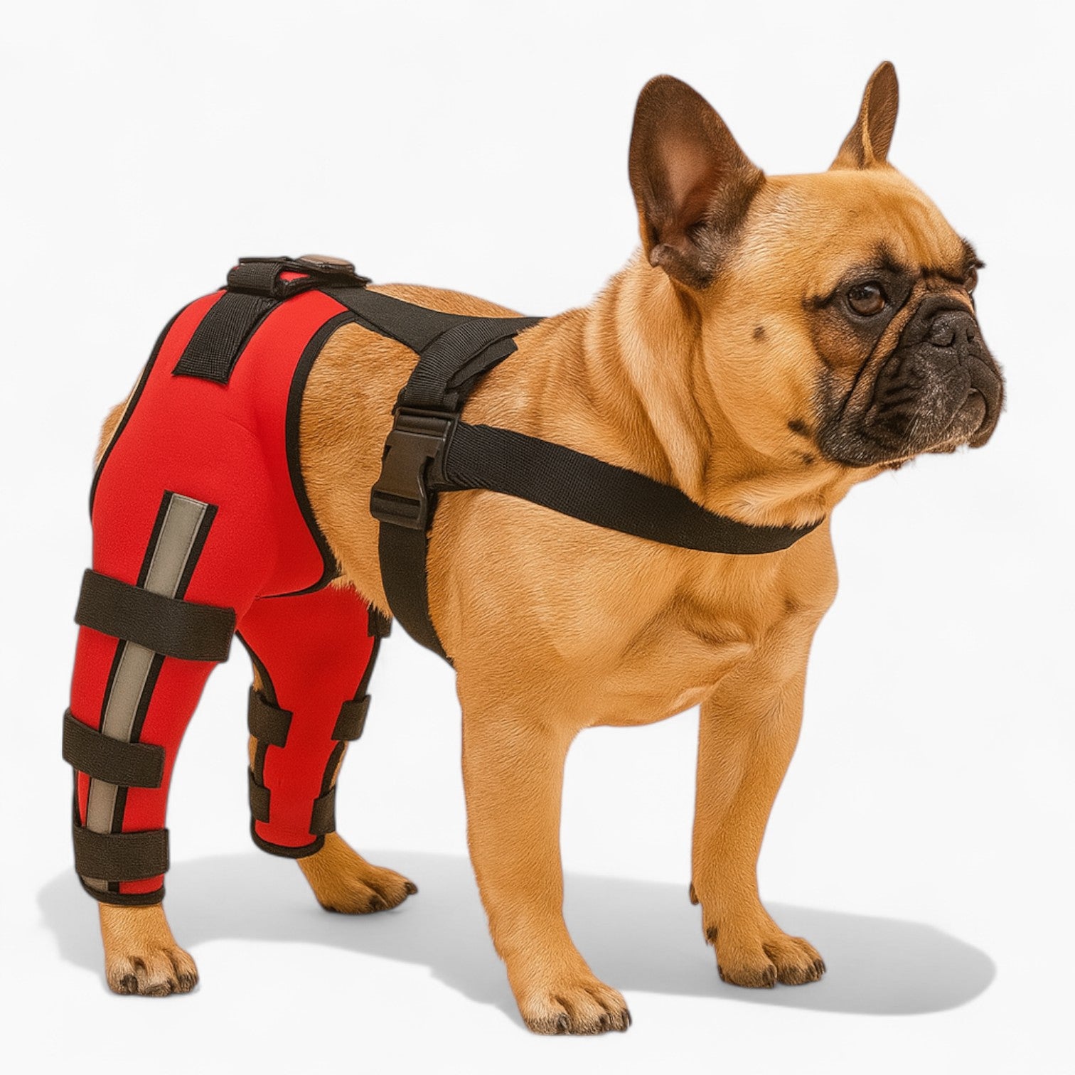 PawGuard Frenchie Knee Leg Braces – Joint Support Injury Recovery Braces