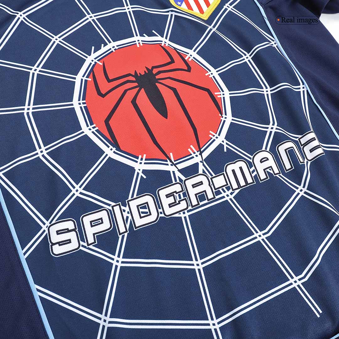 Moisture Wicking Atletico Madrid 0405 Retro Away Football Shirt 9