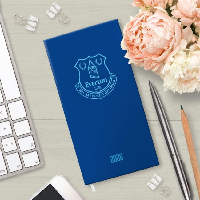 Diary 2026 High Quality Everton 2025-2026 Home Kit