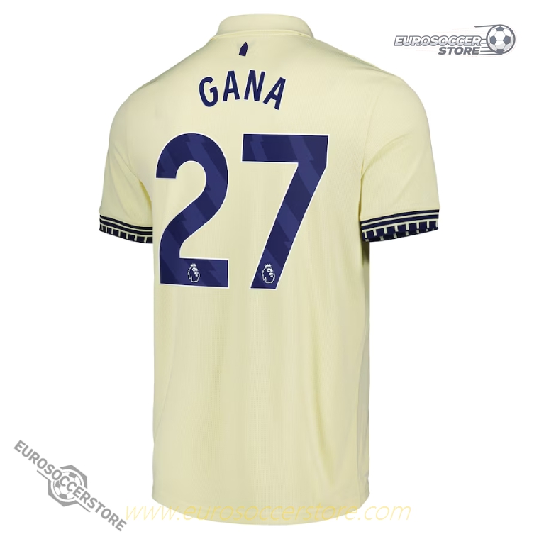 Everton 25-26 Season Away GANA No.27 Football Jersey