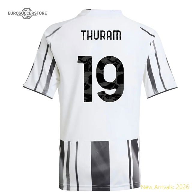 2025-2026 Juventus Home Shirt (Kids) (Thuram 19)