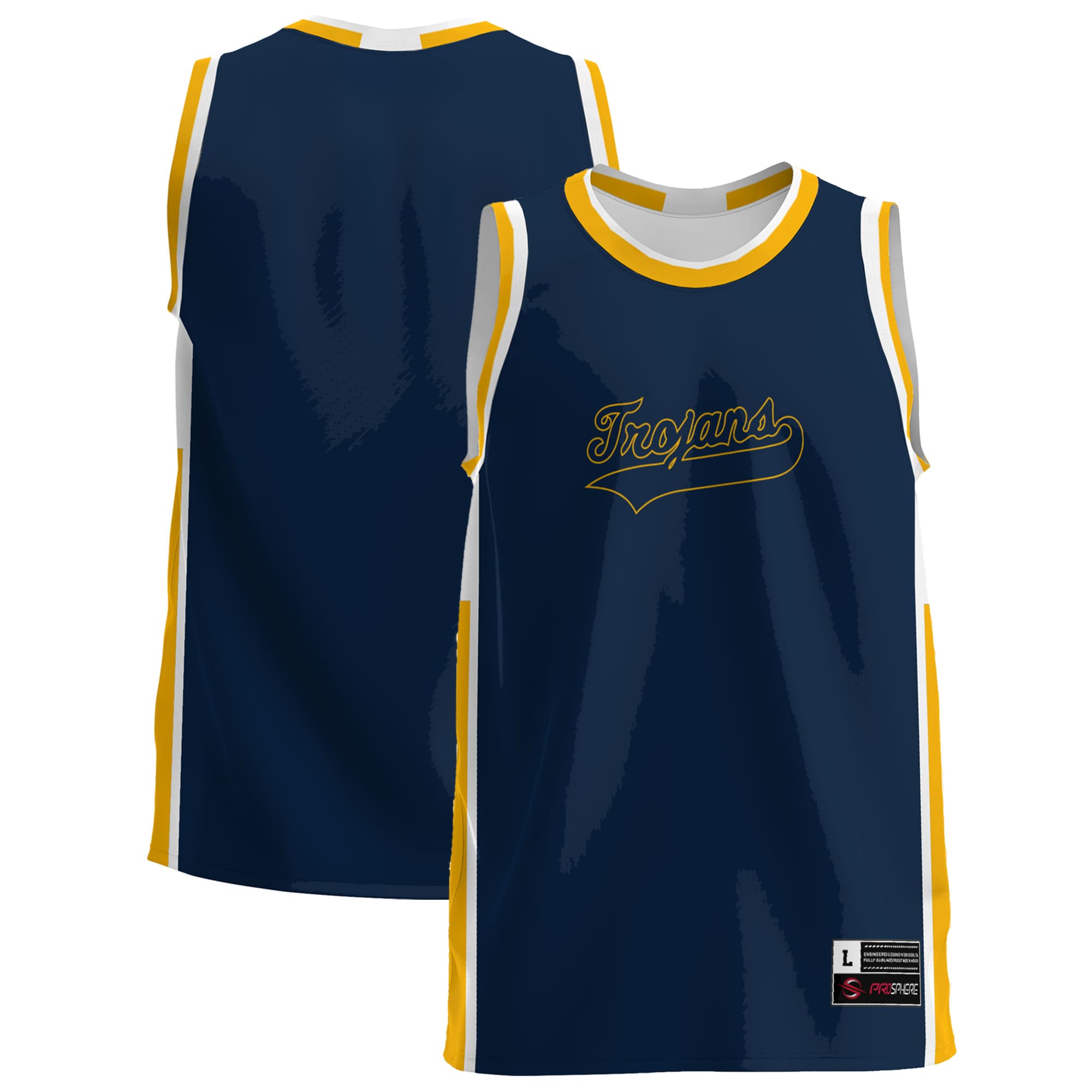 [NJP] Central Alabama Community College Trojans GameDay Greats Lightweight Basketball Jersey - Navy