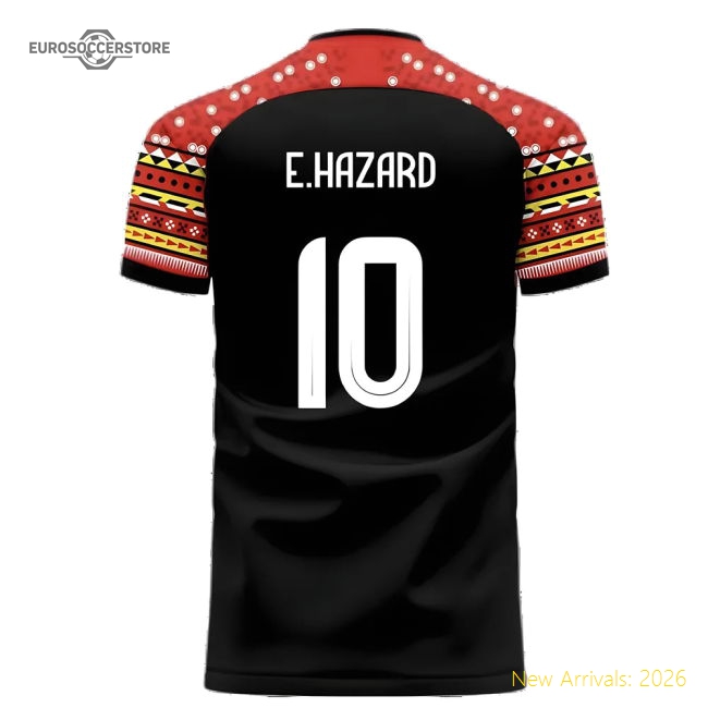 Belgium 2024-2025 Away Concept Football Kit (Libero) (7-8y) (BNWT) (E.Hazard 10)