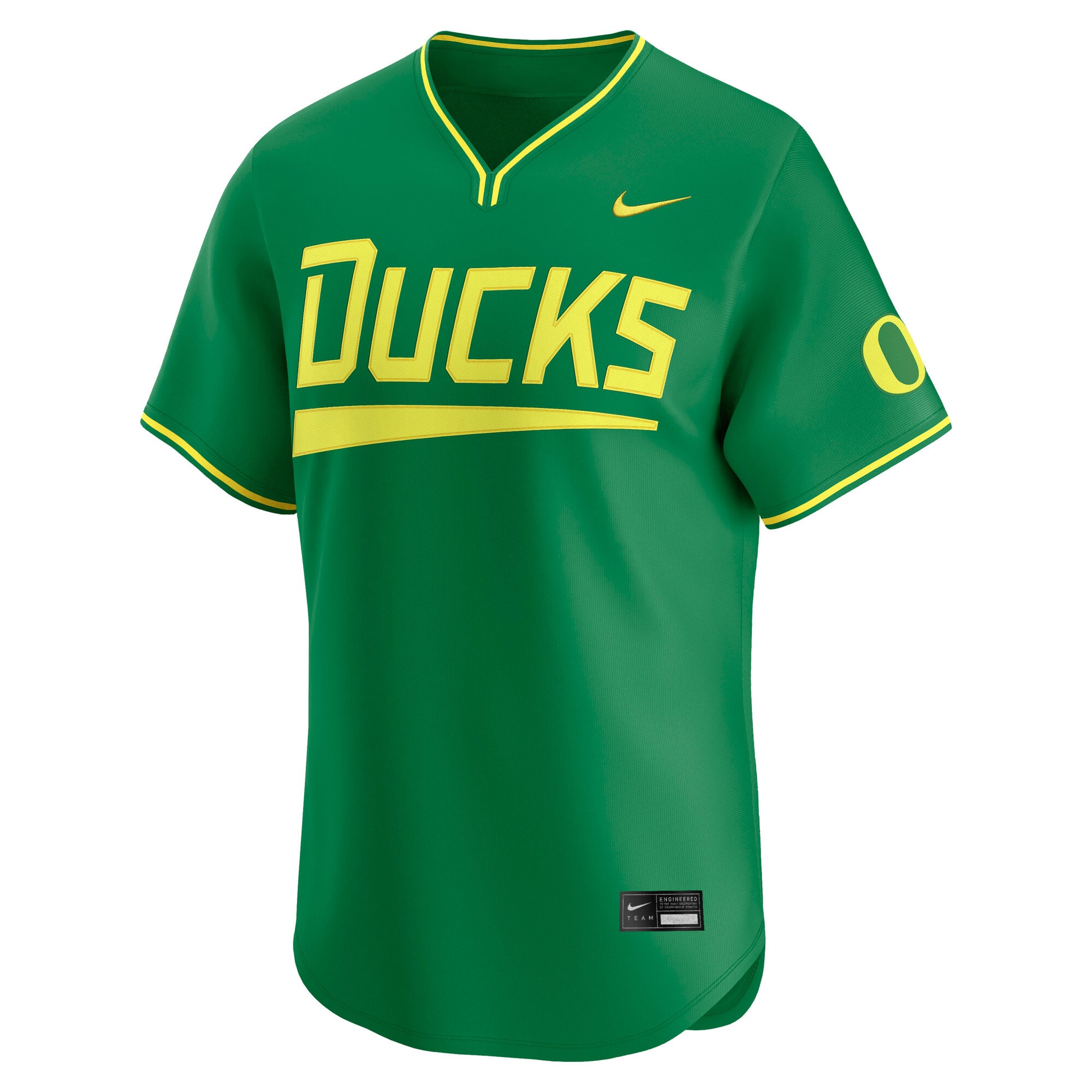 Oregon Ducks Nike Baseball Limited Jersey - Green