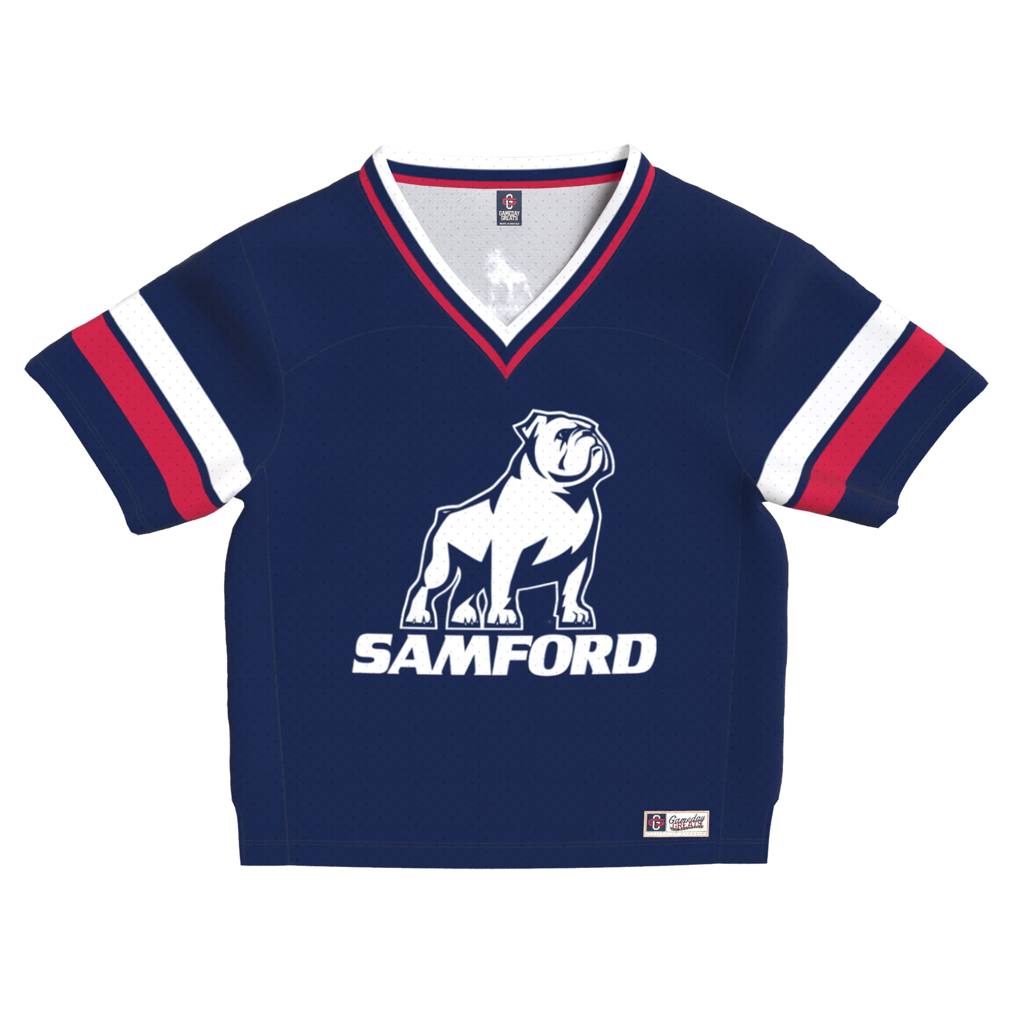 Toddler Royal Samford Bulldogs Lightweight Collegiate Football Fashion Jersey