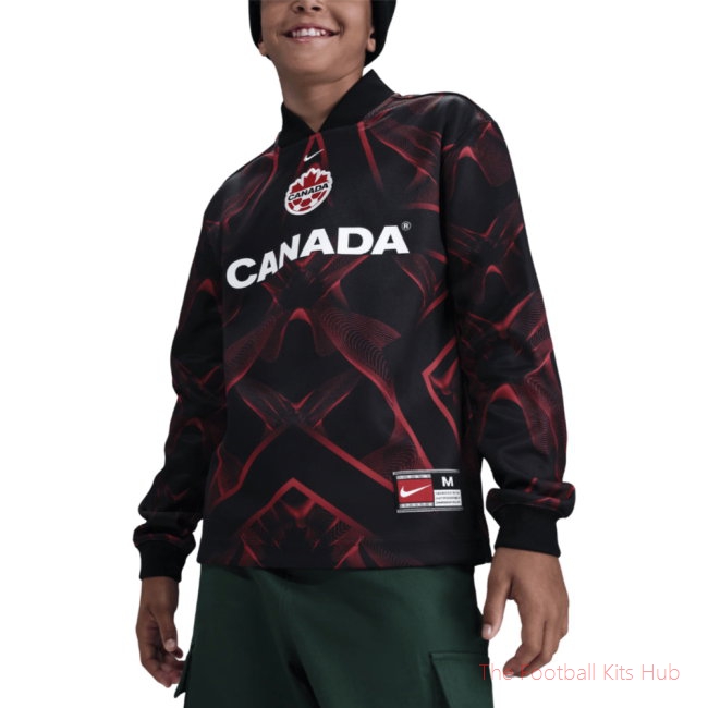 2026-2027 Canada Hollywood Goalkeeper Shirt (Black) - Kids (Your Name)