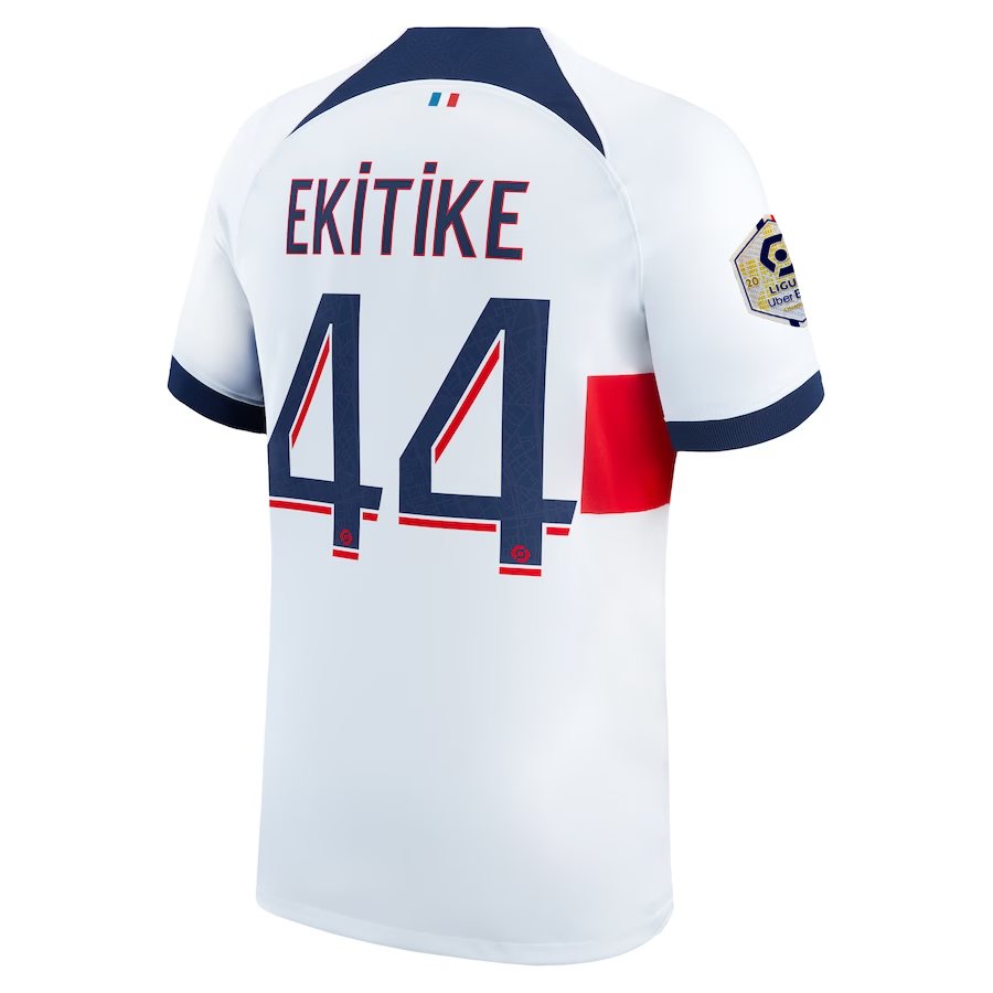 Paris Saint‑Germain FC Etikike 2023-2024 Lig Away Jersey – Authentic Shirt