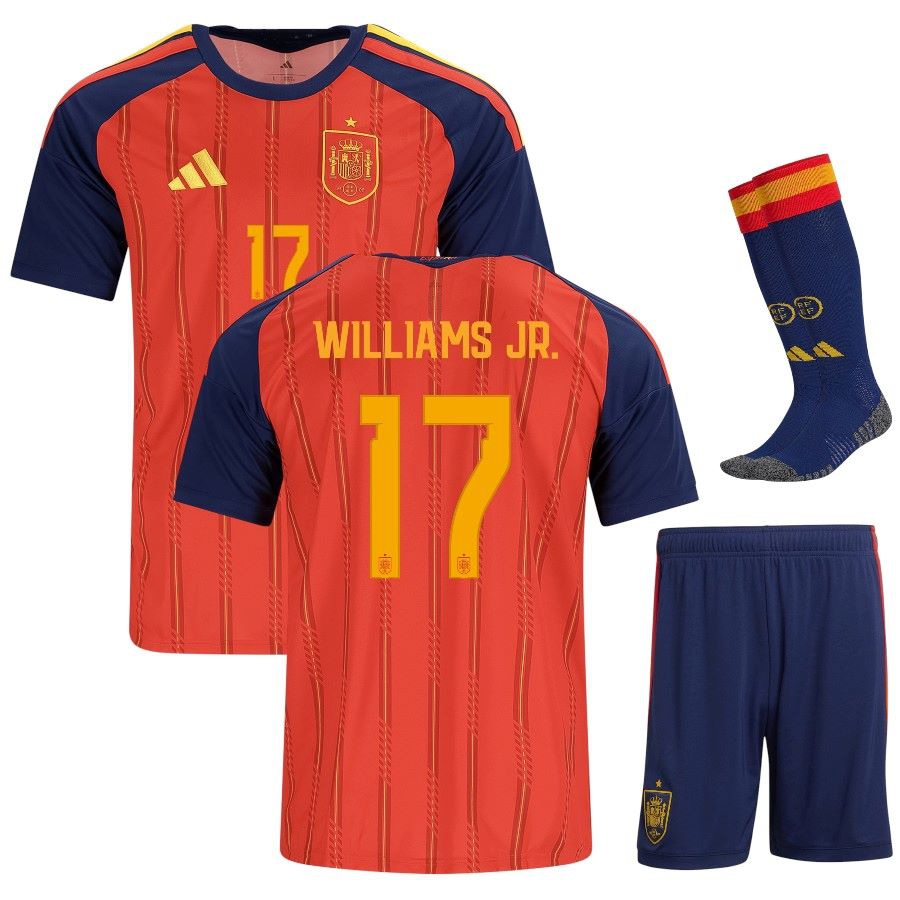[LLS] Children's Jersey Kit Spain 2026 2027 Williams Jr.
