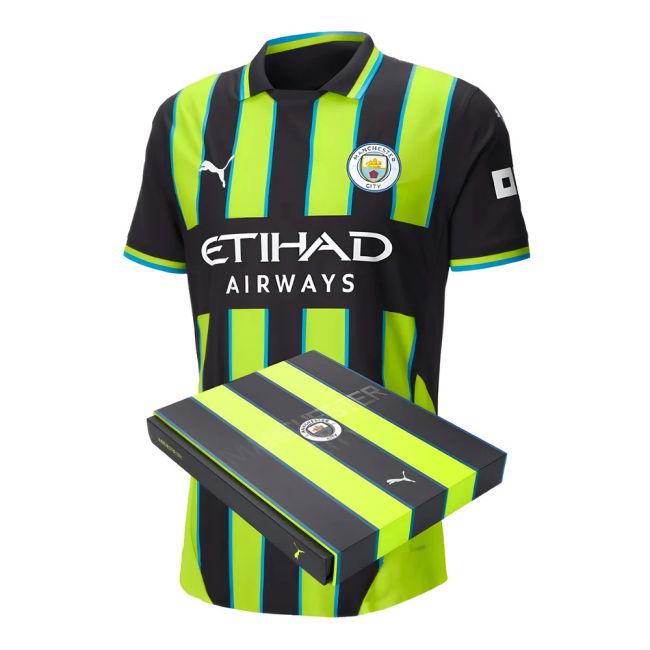 2024-20 Man City Soccer Jerseys high-end Away Shirt - Adults
