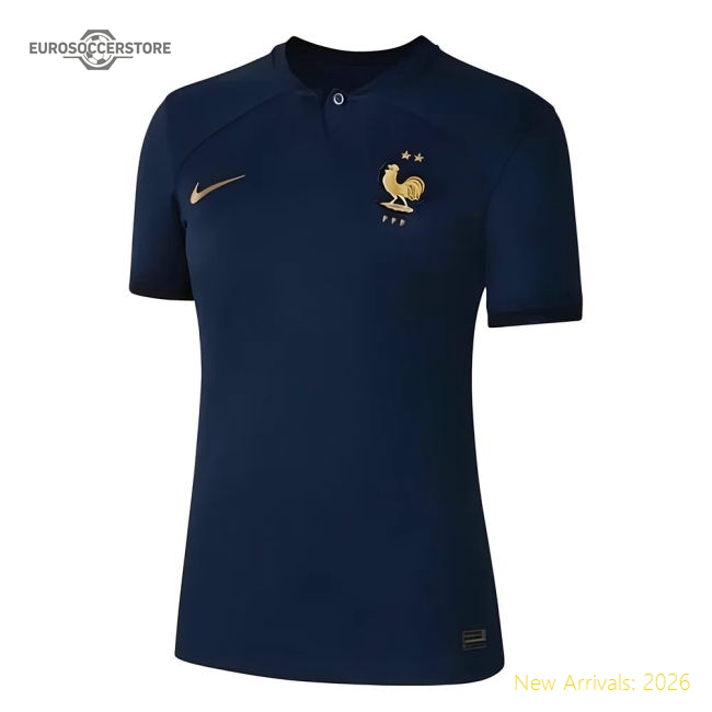 France Home Fan Version Womens 23 Home Shirt For Match Day