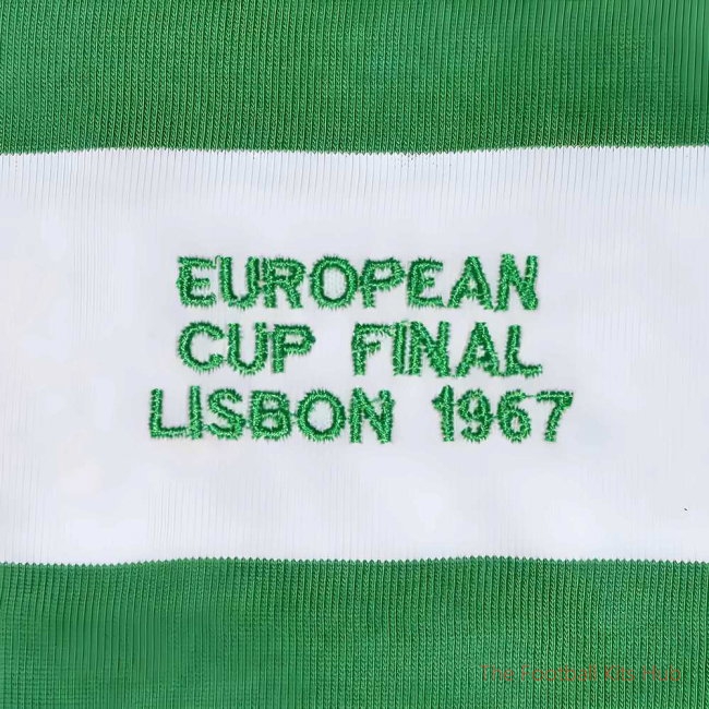 Celtic European Cup Lisbon Short Sleeved Kids 1967 Shirt (Kids) (Your Name)