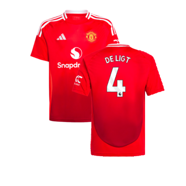 Premium 2024-2025 Man Utd Home With Modern Design - Easy Care