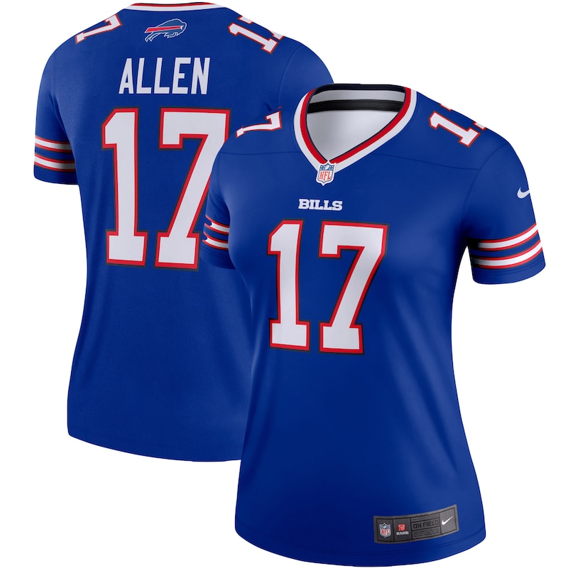 None Josh Allen Buffalo Bills Retro Game Jersey Game Day Wear