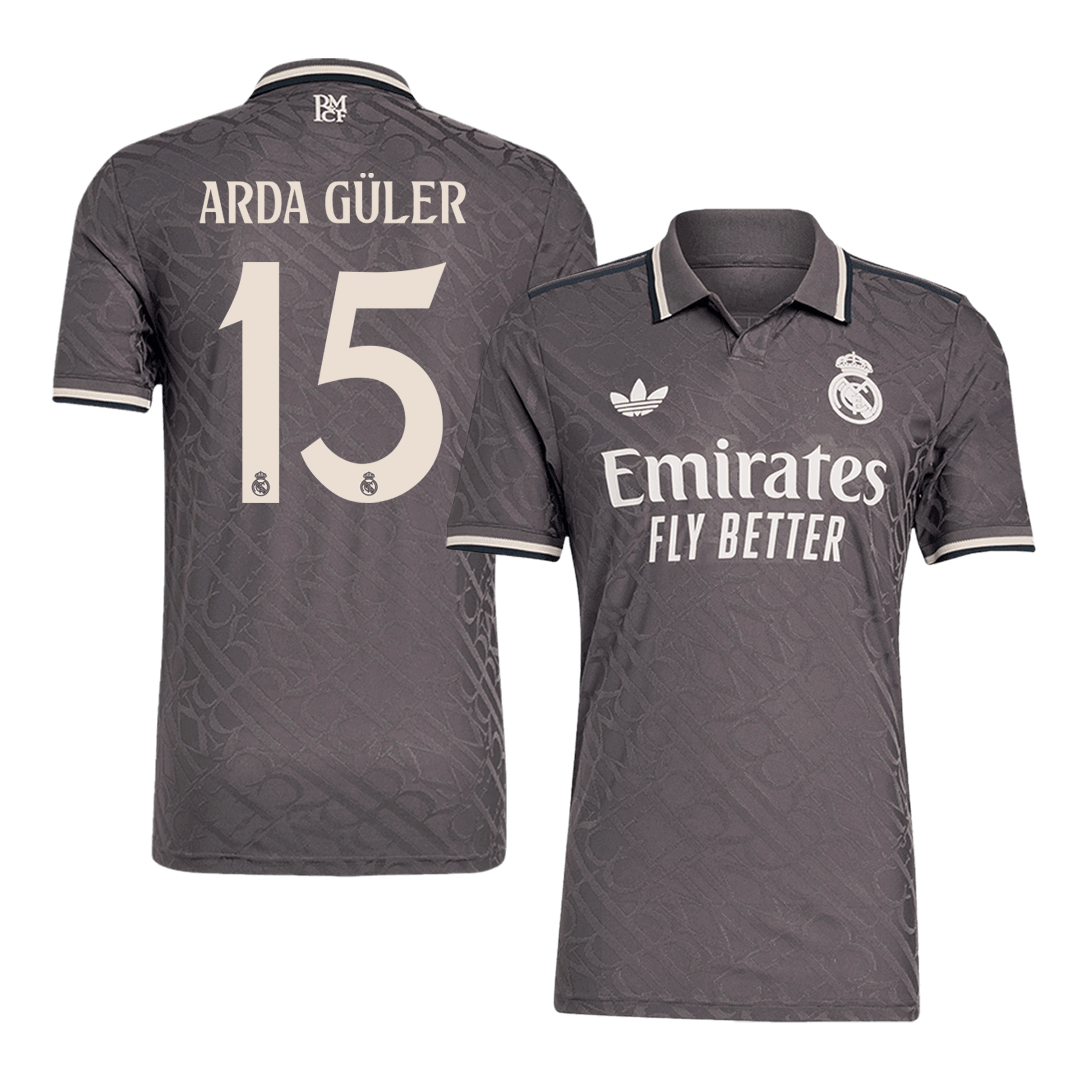 Player Version Arda G¨¹ler #15 Real Madrid Third Away Soccer Jersey 20