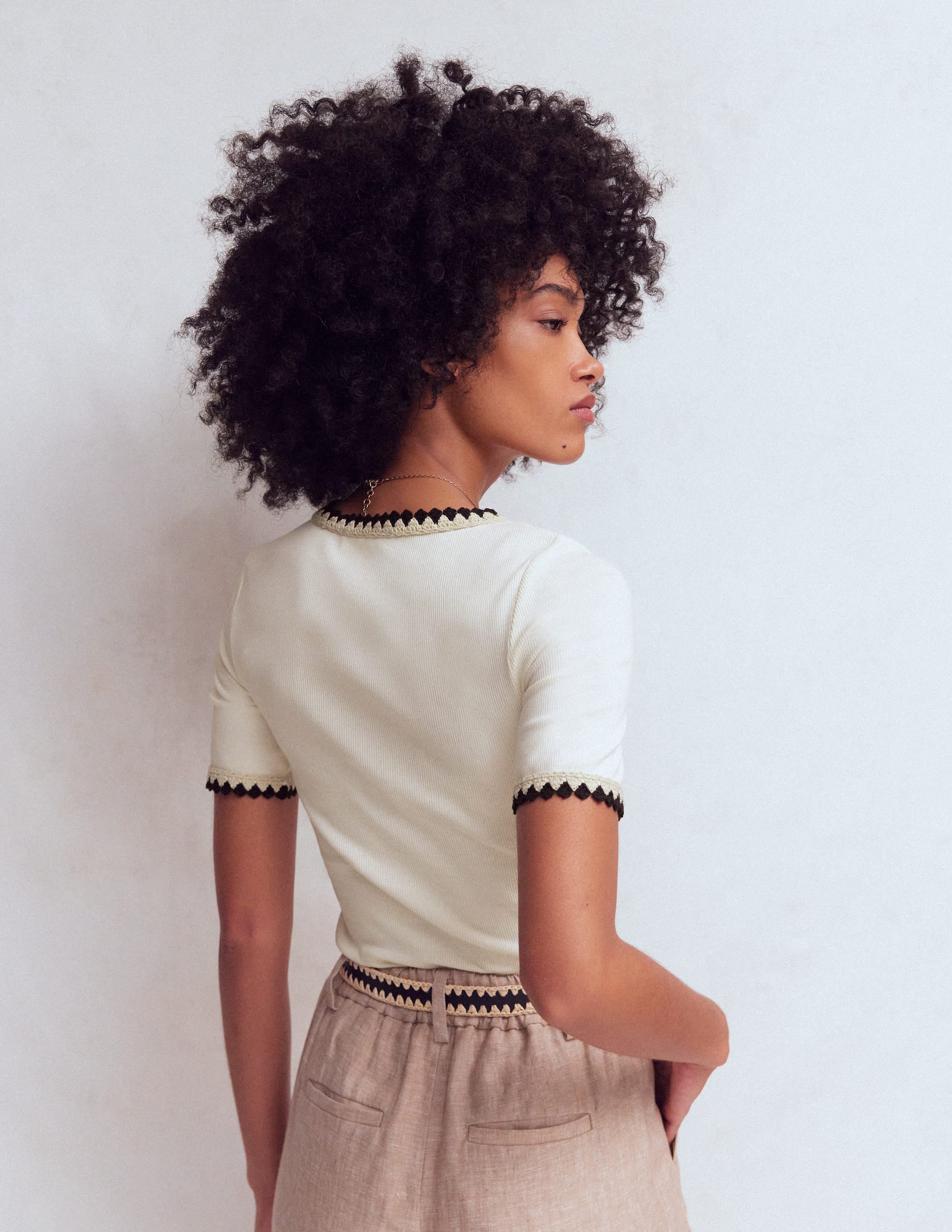Maddie Trim Detail T-Shirt