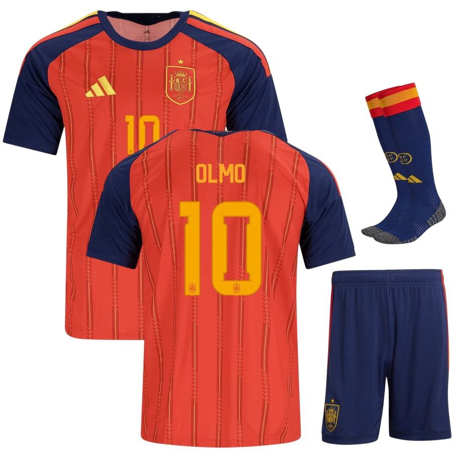 [JGK] Children's Spain Home Kit Jersey 2026/2027 Olmo