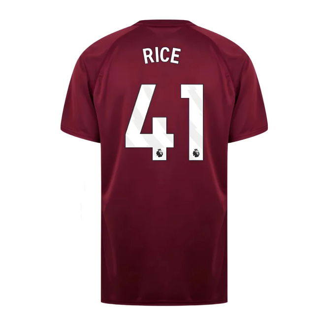 Rice 41 Pro Style West Ham Pro Appearance Home Elite Kit