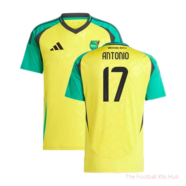 2024-2025 Jamaica Home Shirt (Antonio 17)