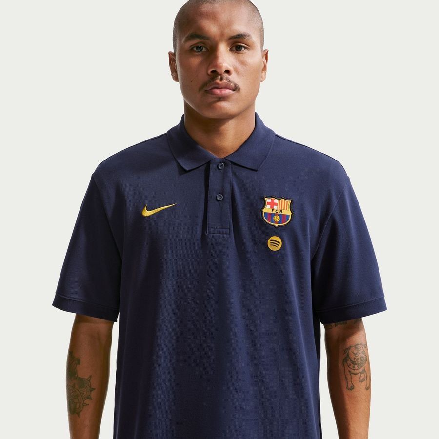 [EFKS] Barcelona Polo Matchup Blackened Blue/Mineral Yellow Kit