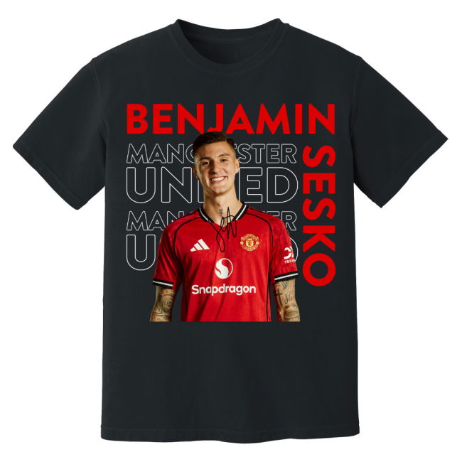 Benjamin Sesko Man United New Signing football T-Shirt (Men
