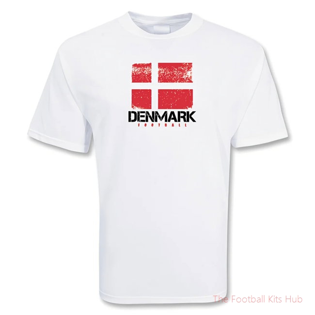 Men Denmark Football T-shirt UEFA Euro