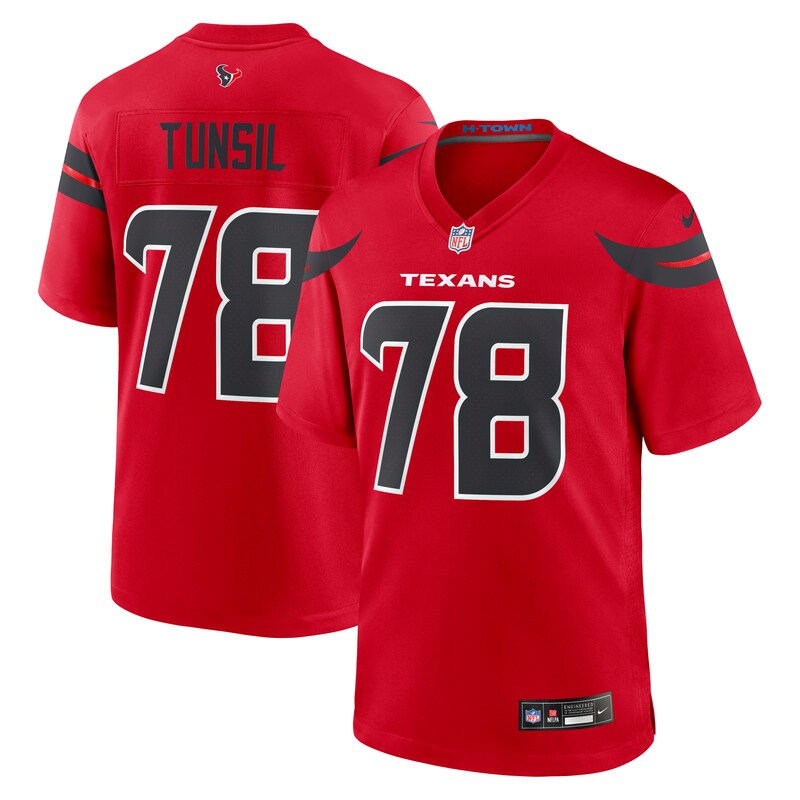 None Laremy Tunsil HOU Texans Bold Great Value Jersey Football Apparel