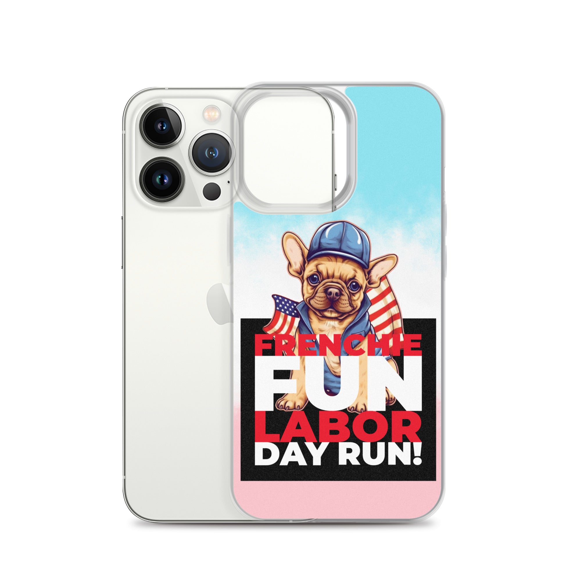 Cozy Frenchie Fun - Clear Case For Iphone® for French Bulldog Lovers